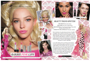 barbie pink lip