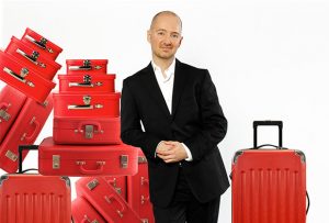 dave with luggage