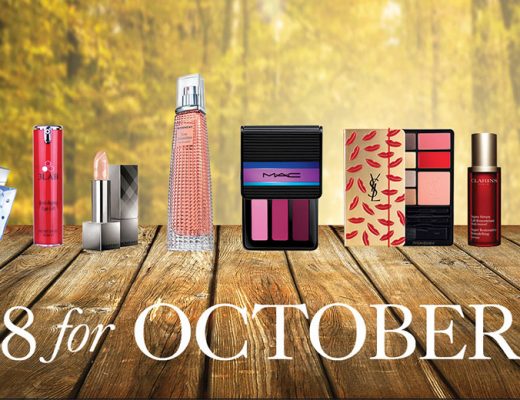 8 for october - beauty products
