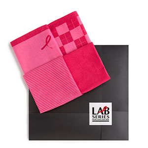 LAB Series Pink Pocket square