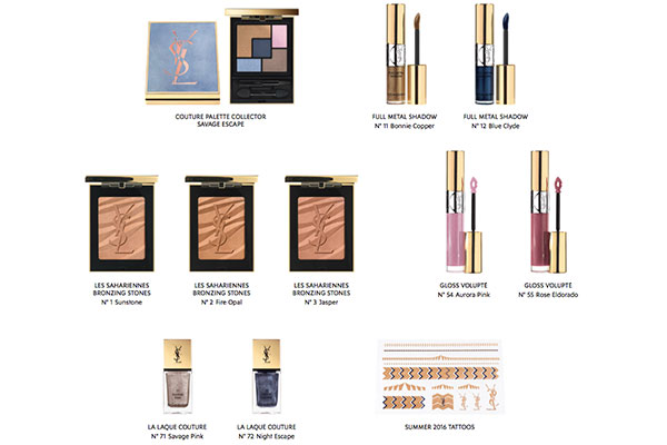 ysl savage escape summer 2016 collection