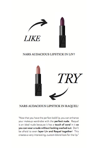 like that try this nars lipsticks
