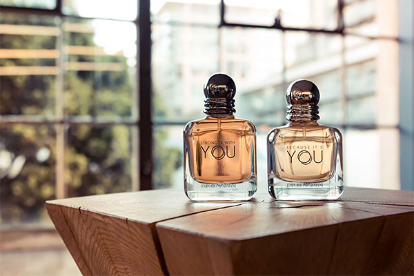 emporio armani because its you and stronger with you fragrances
