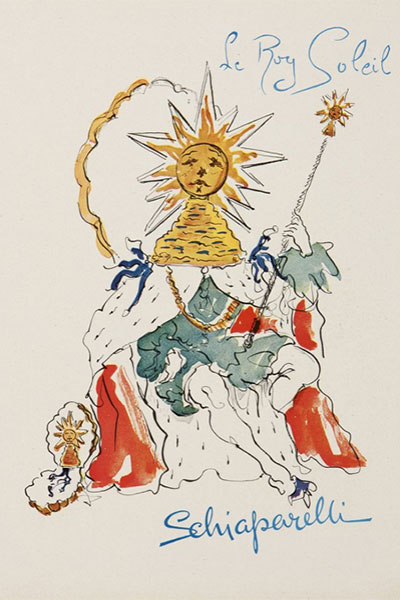 schiaparelli sun king poster