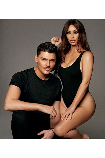 mario dedivanovic Kim Kardashian's makeup artist