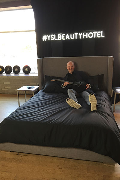 dave lackie at YSL Beauty Hotel