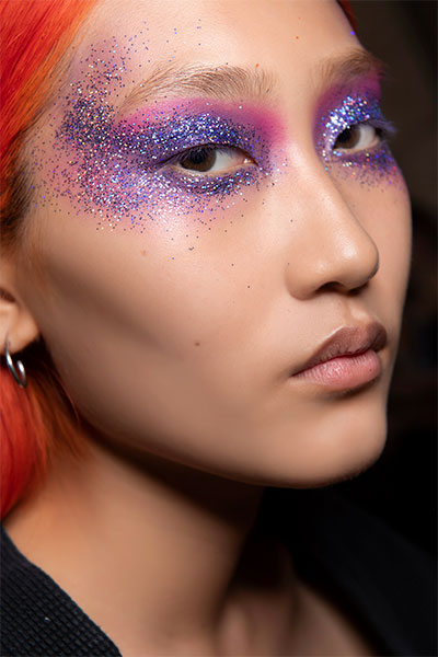a beauty look at House of Holland