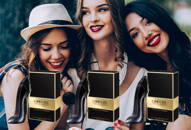 Which two friends would you surprise with a bottle of Carolina Herrera Good Girl Supreme fragrance?